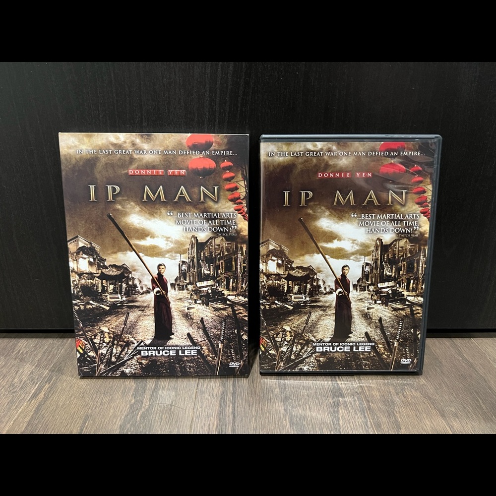 Ip Man Movie DVD with Case and Slipcover
